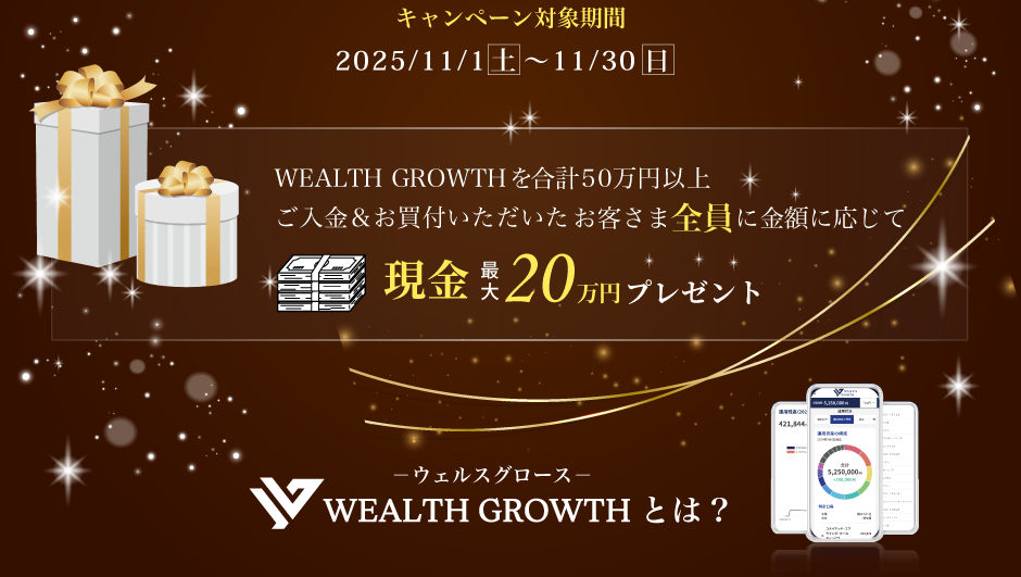 WEALTH GROWTH v[gLy[ Ly[ΏۊԁF2025N111(y)`1130()