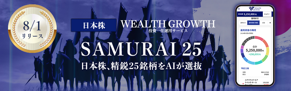 {R[XSAMURAI 25EFXO[X(WEALTH GROWTH )