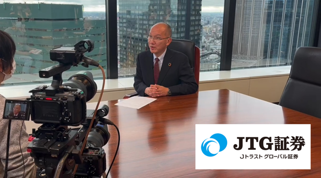JTG証券代表の小林昇太郎「カンブリア宮殿」『アイデアの扉』撮影風景
